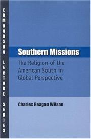 Cover of Southern missions