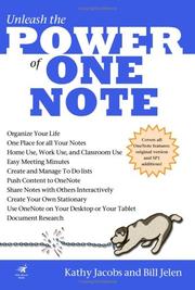 Cover of: Power One Note: Unleash the Power of One Note