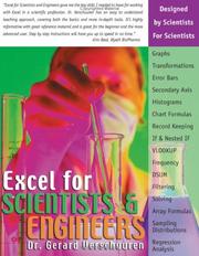 Excel for Scientists and Engineers by Gerard Verschuuren