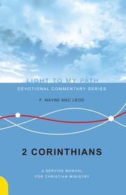 Cover of: 2 Corinthians: A Service Manual for Christian Ministry (Light to My Path)