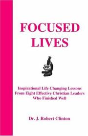 Cover of: Focused Lives