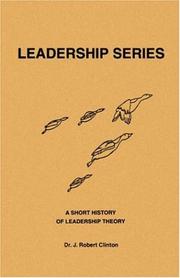 Cover of: A Short History of Leadership Theory