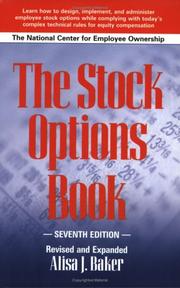 Cover of: The Stock Options Book by Alisa Baker