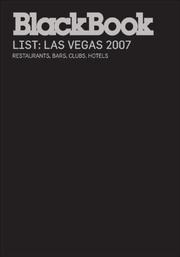 Cover of: BlackBook Guide to Las Vegas