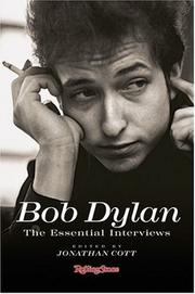 Cover of: BOB DYLAN by Jonathan Cott