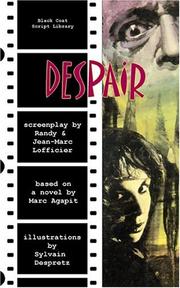 Cover of: Despair by Jean-Marc Lofficier, Randy Lofficier, Marc Agapit