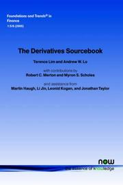 Cover of: The Derivatives Sourcebook (Foundations and Trends(R) in Finance)