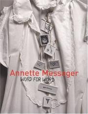 Cover of: Annette Messager: Word For Word