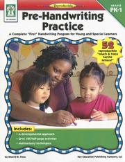 Cover of: Pre-Handwriting Practice: A Complete "First" Handwriting Program for Young and Special Learners