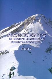 Cover of: Accidents in North American Mountaineering
