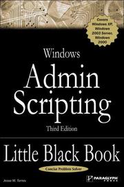 Cover of: Windows Admin Scripting Little Black Book (Little Black Books (Paraglyph Press))