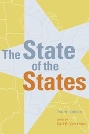 Cover of: The state of the states by edited by Carl E. Van Horn.