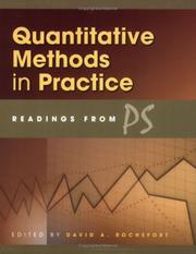 Cover of: Quantitative methods in practice: readings from PS