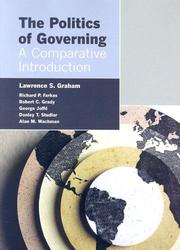 Cover of: The Politics of Governing: A Comparative Introduction