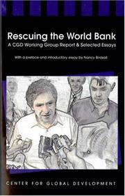 Cover of: Rescuing the World Bank by Nancy Birdsall