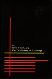 Cover of: Dictionary of Astrology