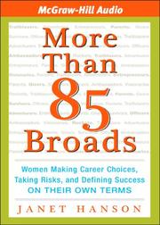 Cover of: More Than 85 Broads by Janet Hanson