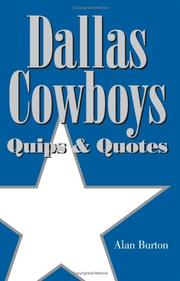 Cover of: Dallas Cowboys: Quips & Quotes