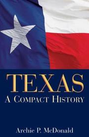 Cover of: Texas | Archie P. McDonald