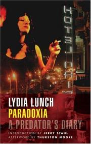Cover of: Paradoxia: A Predator's Diary