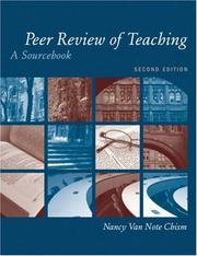 Cover of: Peer Review of Teaching by Nancy Van Note Chism