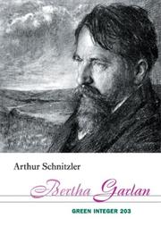 Cover of: Bertha Garlan (Green Integer) by Arthur Schnitzler