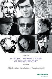 Cover of: Pip Anthology of World Poetry of the 20th Century: No. 8 (Pip Anthology of World Poetry of the 20th Century)