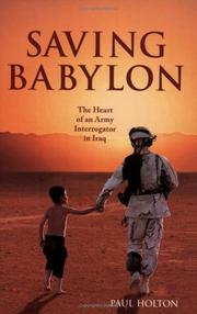 Cover of: Saving Babylon by Paul Holton