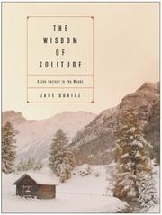 Cover of: The Wisdom of Solitude by Jane Dobisz