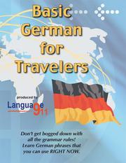 Cover of: Basic German for Travelers