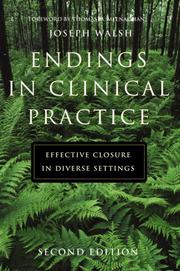 Cover of: Endings in Clinical Practice, Effective Closure in Diverse Settings