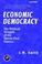 Cover of: Economic Democracy