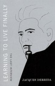 Cover of: Learning to Live Finally: The Last Interview