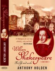 Cover of: William Shakespeare by Anthony Holden