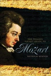 Cover of: The Pegasus Pocket Guide to Mozart by Nicholas Kenyon