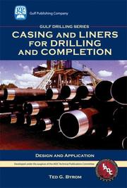 Cover of: Casing And Liners for Drilling And Completion