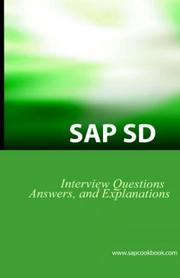 Cover of: SAP SD Interview Questions, Answers, and Explanations by jim stewart