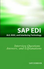 Cover of: SAP ALE, IDOC, EDI, and Interfacing Technology Questions, Answers, and Explanations by Jim Stewart