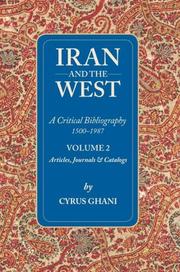 Cover of: Iran and the West (Volume 2)