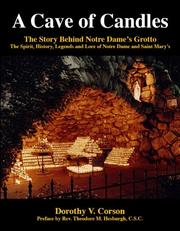 Cover of: A Cave of Candles | Dorothy V. Corson