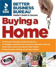 Cover of: Better Business Bureau's Buying a Home by Better Business Bureau