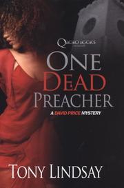 Cover of: One Dead Preacher | Tony Lindsay