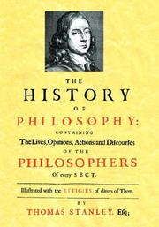 Cover of: The History of Philosophy (1701) by Thomas Stanley