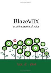 Cover of: BlazeVOX an.online.journal.of.voice Vol. 2 : 2k4