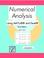 Cover of: Numerical Analysis Using MATLAB and Excel