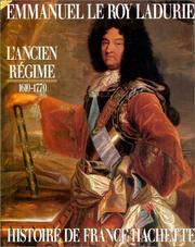 Cover of: L' Ancien Régime by Emmanuel Le Roy Ladurie