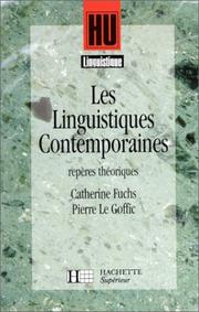 Cover of: Les linguistiques contemporaines