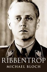 Cover of: Ribbentrop by Michael Bloch