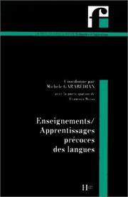 Cover of: Enseignements, apprentissages précoces des langues