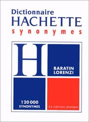 Cover of: Dictionnaire des synonymes